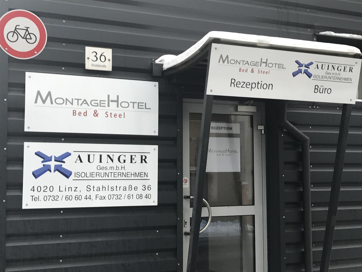 Montagehotel Bed&Steel Linz Exterior foto